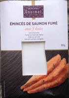 Émincés de saumon fumé aux 5 baies