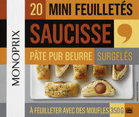 Mini feuilletés saucisse