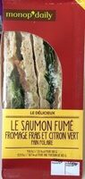 Le Saumon Fumé Fromage Frais et Citron Vert Pain Polaire