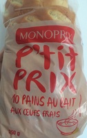10 pains au lait aux œufs frais