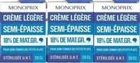 Crème légère semi-épaisse UHT