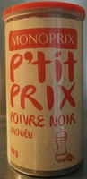 Poivre Noir Moulu