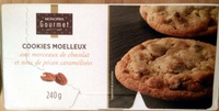 Cookies moelleux aux morceaux de chocolat et noix de pécan caramélisées