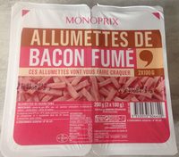 Allumettes de bacon fumé