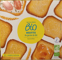 Biscottes au germe de blé