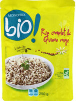 Riz complet & quinoa rouge bio