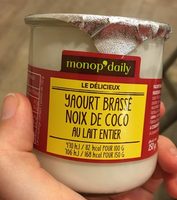 Yaourt Brassé Noix de Coco