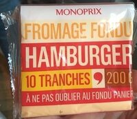 Fromage fondu hamburger