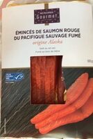 Emincés de saumon rouge du Pacifique sauvage fumé