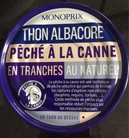 Thon albacore peché à la ligne
