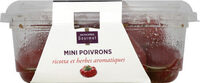 Mini Poivrons ricotta et herbes aromatiques