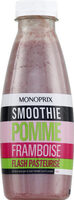 Smoothie pomme framboise