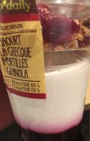Yaourt à la Grecque Myrtilles Granola