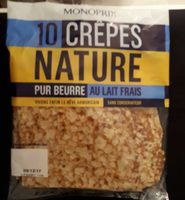 Crêpes nature pur beurre au lait frais