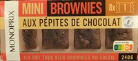 Mini brownies aux pépites de chocolat