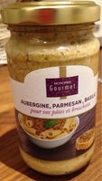 Sauce aubergine parmesan basilic
