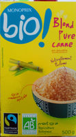 Sucre blond pur canne