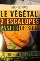 Le vegetal escalope pannees de soja