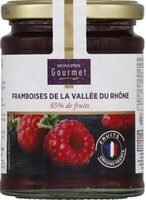 Confiture aux framboises de la vallée du Rhône, 65% de fruits