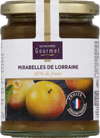 Confiture aux mirabelles de Lorraines, 65% de fruits
