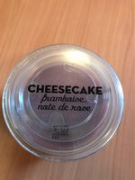 Cheesecake framboise note de rose