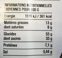 Tranche de Cake Marbré au Cacao