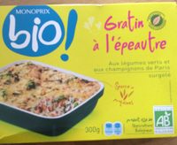 Gratin à l’épeautre bio