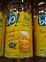 Thé vert infuse saveur menthe