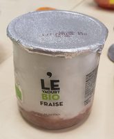 Le Yaourt Bio Fraise