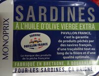 Sardines à l'huile d'olive vierge extra
