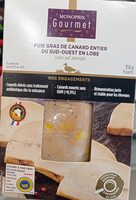 Foie gras de canard entier du sud sans sel nitrite
