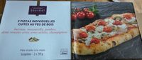 2 pizzas individuelles cuites au feu de bois