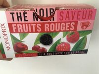 Thé noir saveur fruits rouges
