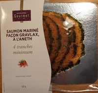 Saumon Mariné façon gravlax à l'aneth