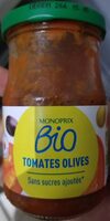 Sauce Tomates Olives Bio Sans sucres ajoutés