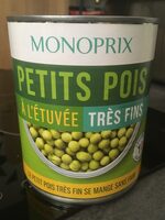 Petits pois à l'etuvée très fins