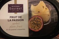 Sorbet plein fruit Fruit de la passion