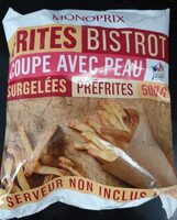 Frites Bistrot au four avec peau