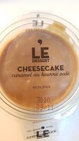 Cheesecake caramel au beurre salé