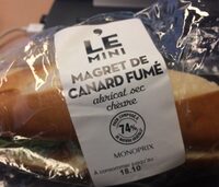 Le mini magret de canard fumé