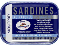Sardines au naturel