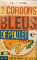 Escalopes cordon bleu de poulet