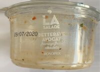 Salade betterave avocat
