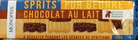 Sprits chocolat au lait pur beurre