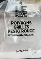 Poivrons Grillés Pesto Rouge