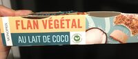 Flan végétal au lait de coco