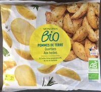 Quartiers aux herbes pommes de terre bio