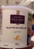 Rillette de cabillaud aux agrumes