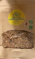Chocolat noir et amandes caramélisées Monoprix Bio
