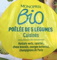 Poêlée 5 légumes